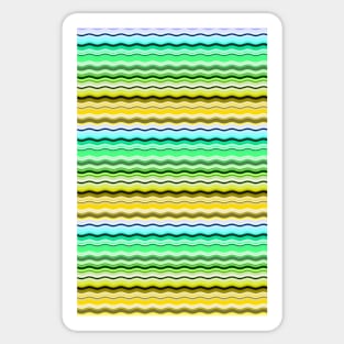 Candy colors waves Sticker